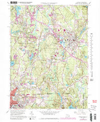 Download a high-resolution, GPS-compatible USGS topo map for Franklin, MA (1979 edition)