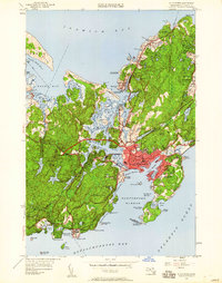Download a high-resolution, GPS-compatible USGS topo map for Gloucester, MA (1960 edition)