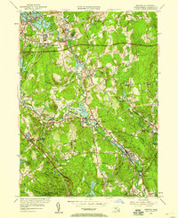 preview thumbnail of historical topo map of Worcester County, MA in 1953