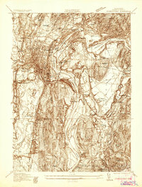 preview thumbnail of historical topo map of Franklin County, MA in 1936
