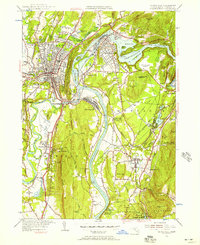 preview thumbnail of historical topo map of Franklin County, MA in 1954