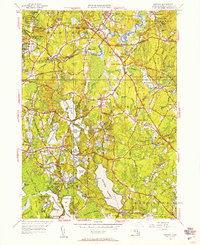 preview thumbnail of historical topo map of Plymouth County, MA in 1948
