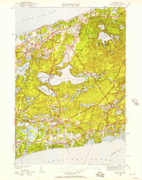 Download a high-resolution, GPS-compatible USGS topo map for Harwich, MA (1957 edition)