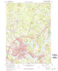 preview thumbnail of historical topo map of Haverhill, MA in 1972