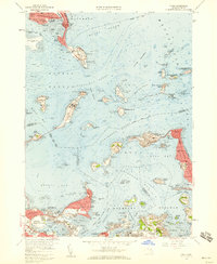 Download a high-resolution, GPS-compatible USGS topo map for Hull, MA (1959 edition)