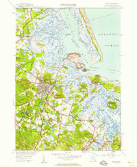 preview thumbnail of historical topo map of Essex County, MA in 1950