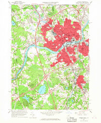 Download a high-resolution, GPS-compatible USGS topo map for Lawrence, MA (1968 edition)