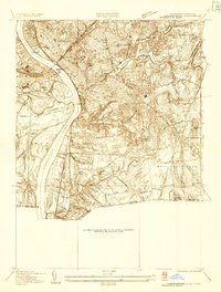 Download a high-resolution, GPS-compatible USGS topo map for Longmeadow, MA (1933 edition)