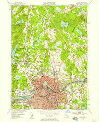 Download a high-resolution, GPS-compatible USGS topo map for Lowell, MA (1958 edition)