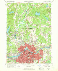 Download a high-resolution, GPS-compatible USGS topo map for Lowell, MA (1968 edition)
