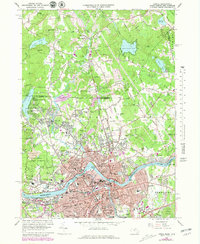 preview thumbnail of historical topo map of Lowell, MA in 1966