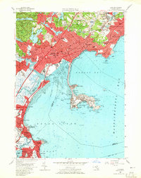 Download a high-resolution, GPS-compatible USGS topo map for Lynn, MA (1965 edition)
