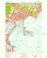 Download a high-resolution, GPS-compatible USGS topo map for Lynn, MA (1957 edition)