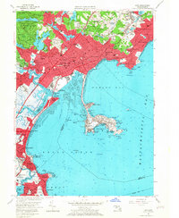 Download a high-resolution, GPS-compatible USGS topo map for Lynn, MA (1967 edition)