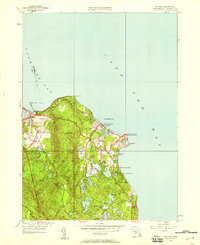 Download a high-resolution, GPS-compatible USGS topo map for Manomet, MA (1958 edition)