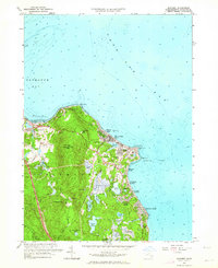 preview thumbnail of historical topo map of Plymouth County, MA in 1962