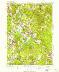 preview thumbnail of historical topo map of Norfolk County, MA in 1945