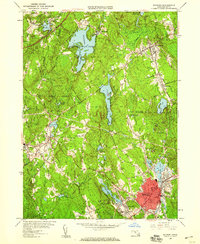Download a high-resolution, GPS-compatible USGS topo map for Milford, MA (1959 edition)