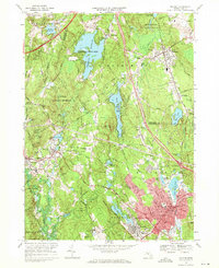 preview thumbnail of historical topo map of Worcester County, MA in 1968