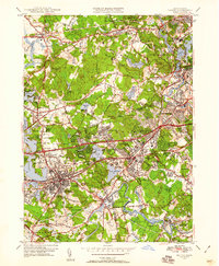 Download a high-resolution, GPS-compatible USGS topo map for Natick, MA (1958 edition)