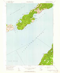 preview thumbnail of historical topo map of Dukes County, MA in 1949