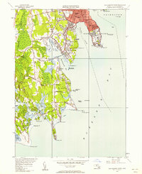 preview thumbnail of historical topo map of Bristol County, MA in 1948