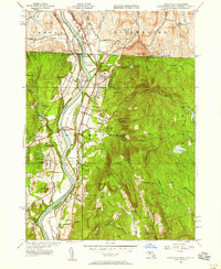 Download a high-resolution, GPS-compatible USGS topo map for Northfield, MA (1958 edition)