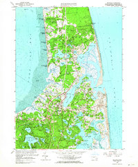 preview thumbnail of historical topo map of Barnstable County, MA in 1962