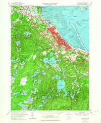 Download a high-resolution, GPS-compatible USGS topo map for Plymouth, MA (1964 edition)