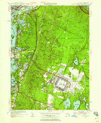 Download a high-resolution, GPS-compatible USGS topo map for Pocasset, MA (1958 edition)