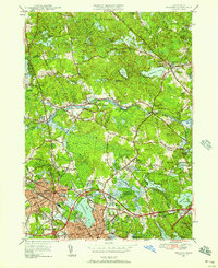 preview thumbnail of historical topo map of Essex County, MA in 1951