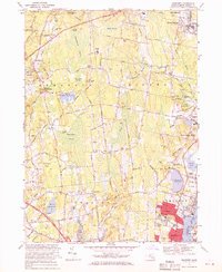 preview thumbnail of historical topo map of Bristol County, MA in 1967