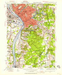 Download a high-resolution, GPS-compatible USGS topo map for Springfield South, MA (1958 edition)