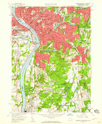 Download a high-resolution, GPS-compatible USGS topo map for Springfield South, MA (1960 edition)