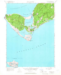 Download a high-resolution, GPS-compatible USGS topo map for Squibnocket, MA (1967 edition)