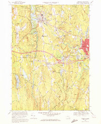 preview thumbnail of historical topo map of Worcester County, MA in 1970