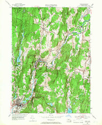 preview thumbnail of historical topo map of Worcester County, MA in 1954