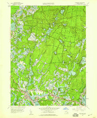 preview thumbnail of historical topo map of Plymouth County, MA in 1957