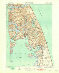 Download a high-resolution, GPS-compatible USGS topo map for Wellfleet, MA (1950 edition)