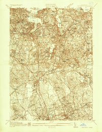 preview thumbnail of historical topo map of Norfolk County, MA in 1936
