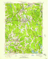 Download a high-resolution, GPS-compatible USGS topo map for Whitman, MA (1957 edition)
