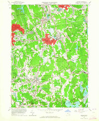Download a high-resolution, GPS-compatible USGS topo map for Whitman, MA (1964 edition)