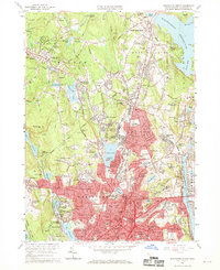 preview thumbnail of historical topo map of Worcester County, MA in 1960