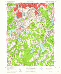 preview thumbnail of historical topo map of Worcester County, MA in 1960