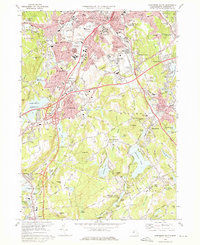 preview thumbnail of historical topo map of Worcester County, MA in 1973