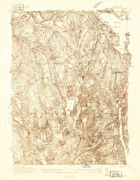 preview thumbnail of historical topo map of Worcester, MA in 1934