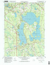 preview thumbnail of historical topo map of Plymouth County, MA in 1997