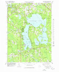 preview thumbnail of historical topo map of Plymouth County, MA in 1978
