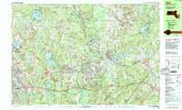 preview thumbnail of historical topo map of Middlesex County, MA in 1988