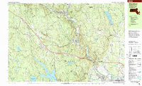preview thumbnail of historical topo map of Hampden County, MA in 1998